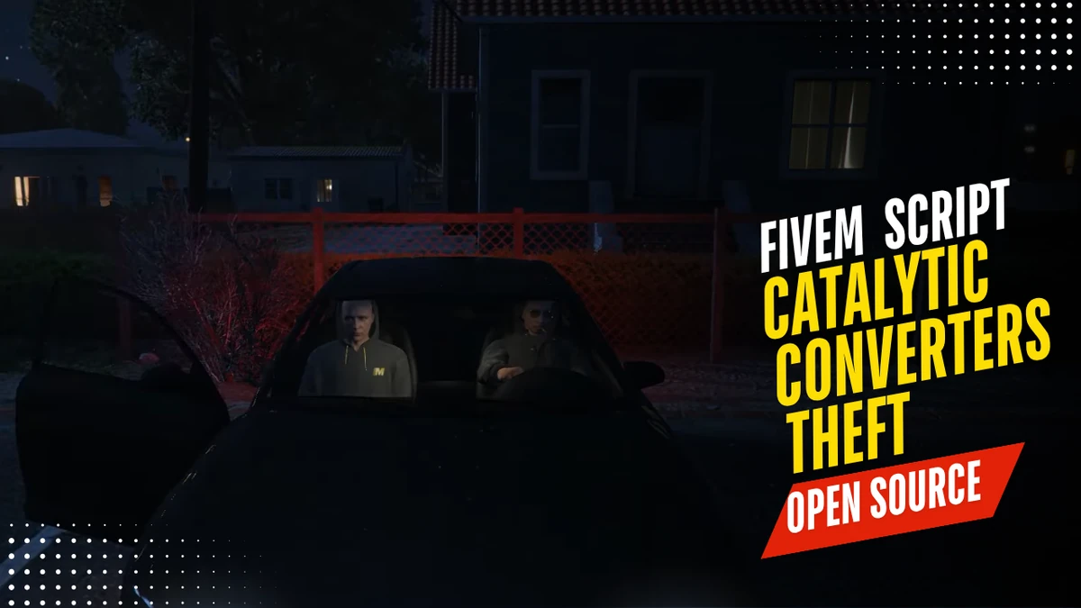 Catalytic Converters Theft FiveM | Standalone | Open Source